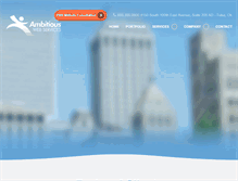 Tablet Screenshot of ambitiousdesign.com
